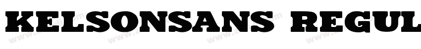 Kelsonsans Regular字体转换